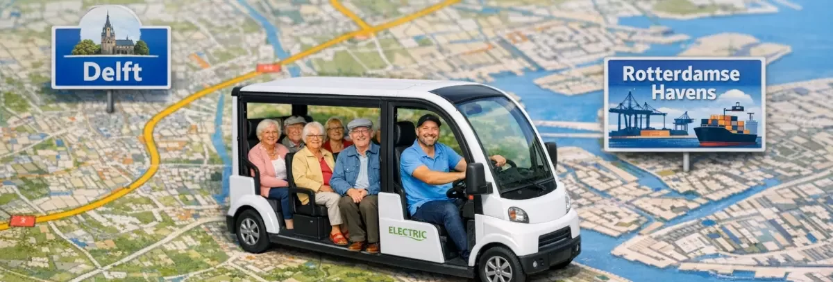 eropuitbus tripje Delft naar Rotterdam